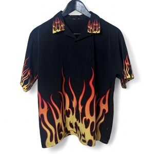 Y2K Flames Shirt
